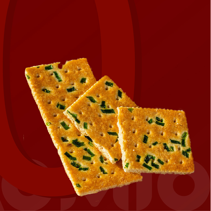 Craquelins à l'oignon vert
