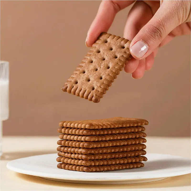 Biscuits au lait saveur chocolat au lait