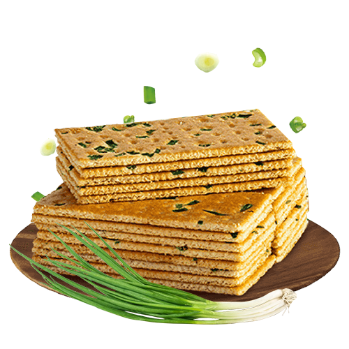 Craquelins à l'oignon vert