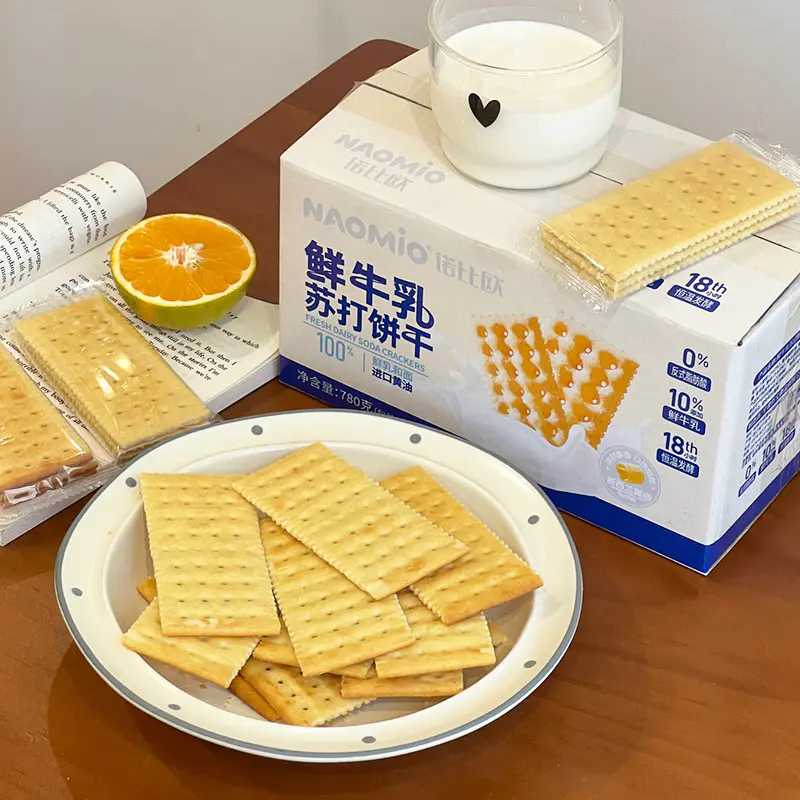 Craquelins au soda au lait