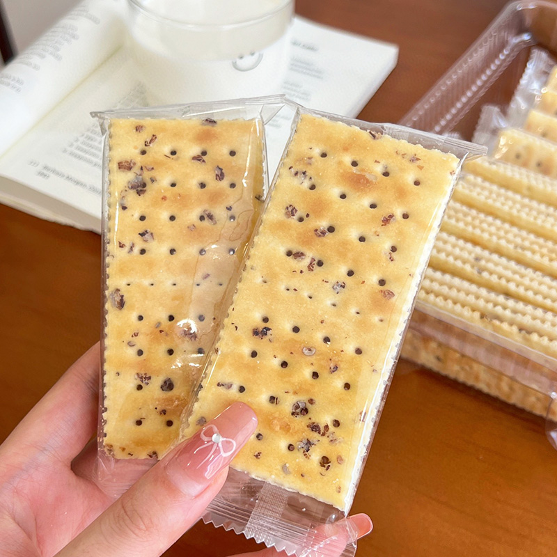 Crackers soda au seigle et au sel de mer