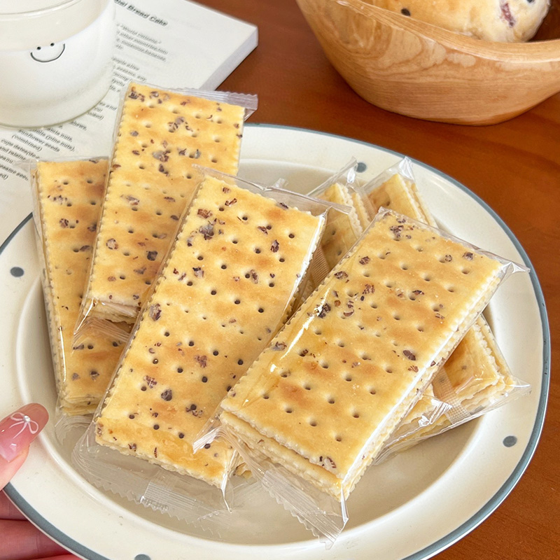 Crackers soda au seigle et au sel de mer