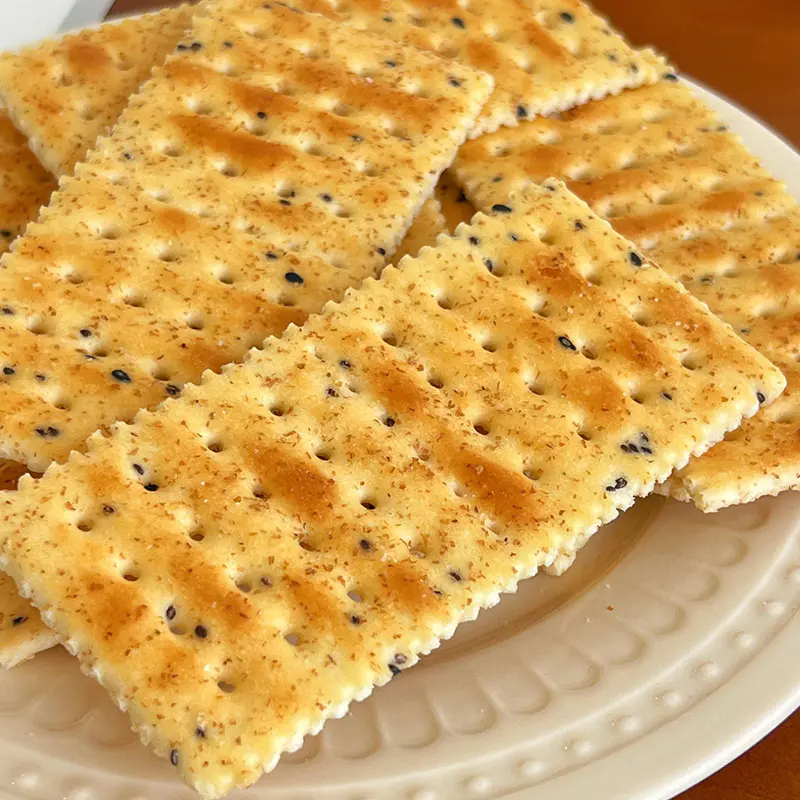 Crackers soda aux graines de chia
