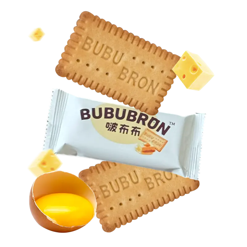 Biscuits aromatisés au fromage aux œufs à haute teneur en protéines DHA
